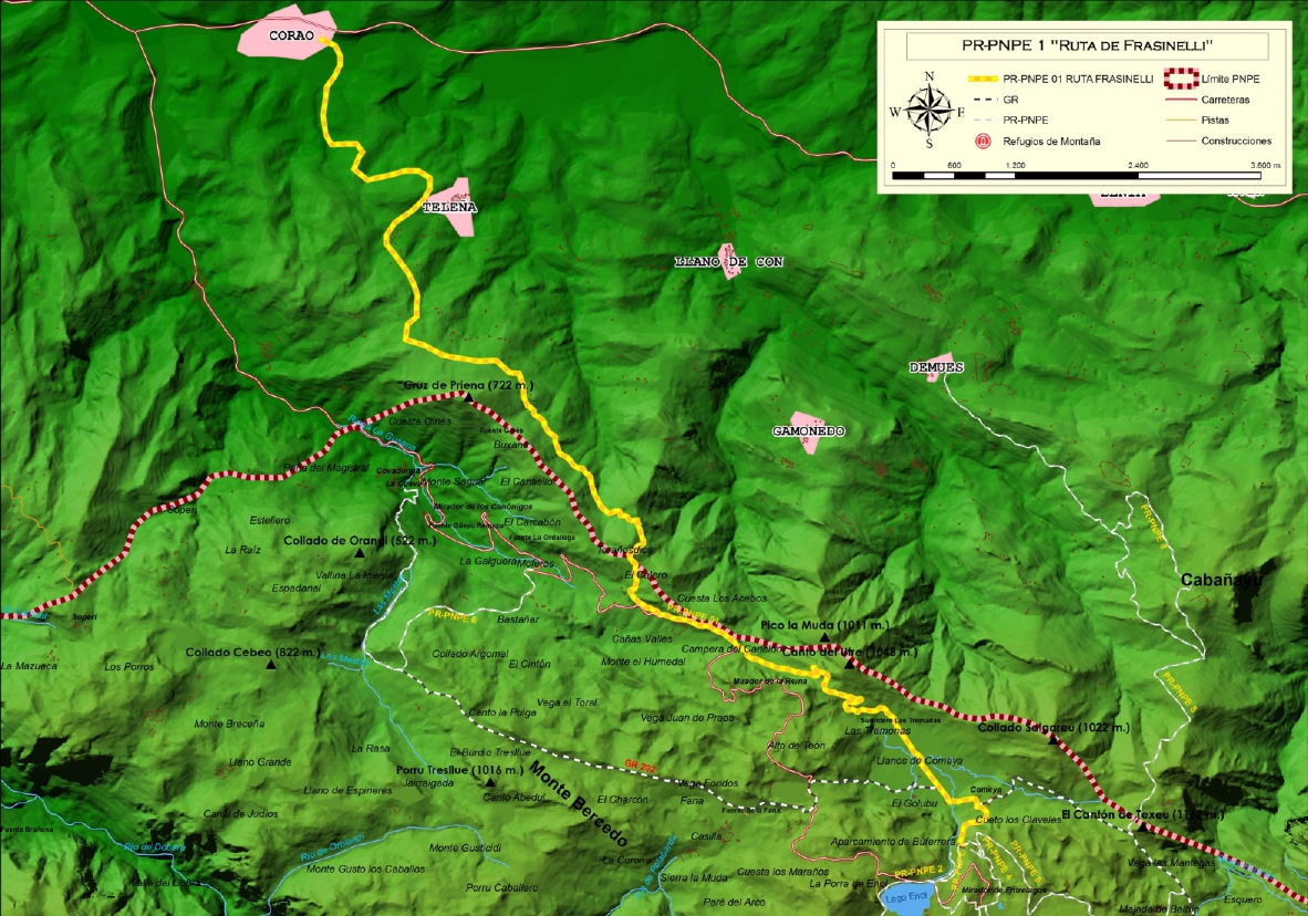 Trilho Rota de Frassinelli - picos da europa