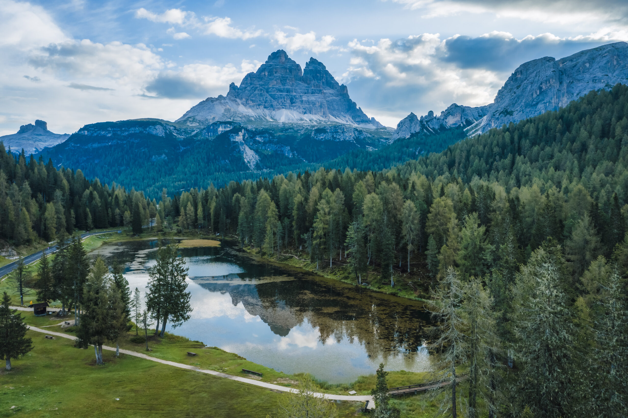 Viagem para as montanhas italianas